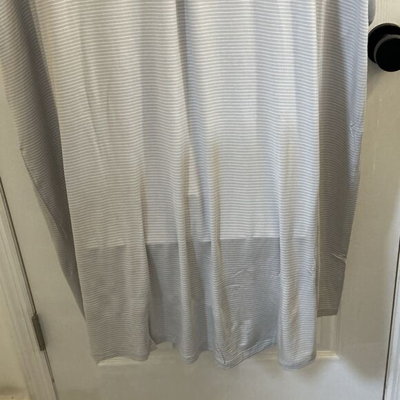 NWT Stars Above 3X Gray White Striped Sleep Shirt Dress Lounge Nightgown - Picture 16 of 16